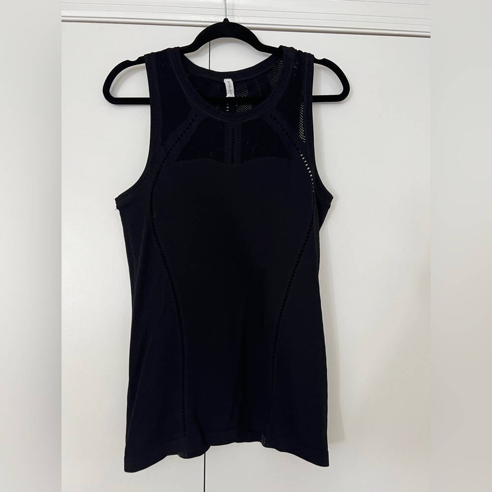 Athleta seamless mesh tank size large